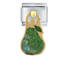 Green Pear Italian Charm