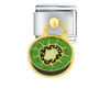 Kiwi  Dangle   Italian   Charm 