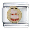 Pig Bikini Italian Charm