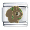 Baby Squirrel Italian Charm