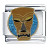 Tiki Mask Italian Charm Bracelets