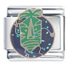 Tiki Man Green Italian Charm