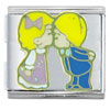 Tots Kissing Italian Charm