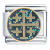 Jerusalem Cross Italian Charm