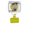 President Abraham Lincoln Italian Charm