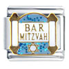 Bar Mitzvah Blue Italian Charm