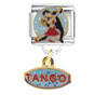  Dance  The Tango Dangle Italian Charm