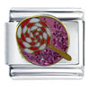 Red  Lollipop  Italian Charm