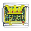 Crown Sword Macbeth Italian Charm