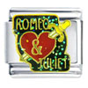 Romeo And Juliet Heart Italian Charm