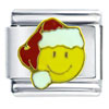 Happy Face Santa Italian Charm