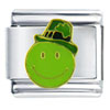 Happy Face Leprechaun Italian Charm