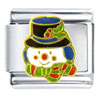  Snowman  Face Italian Charm