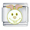 Happy Face  Bunny  Italian Charm