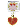Happy Face In Love Italian Charm