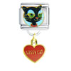 Sassy Cat Italian Charm