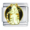Smiley Face Cat Italian Charm