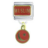 Muslim Dangle Italian Charm