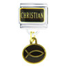 Christian Dangle Italian Charm