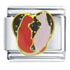 Love Cats In Heart Italian Charm