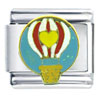 Heart Hot Air Balloon Italian Charm