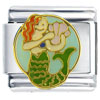 Mermaid With Shell Italian Charm