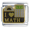 I Heart Math Italian Charm