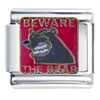 Beware The  Bear  Italian Charm