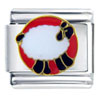 White Lamb Italian Charm