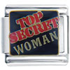 Top Secret Woman Italian Charm