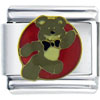 Dancing Bear Italian Charm