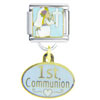 1st Communion Italian Charm