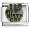 I Love My Kitty Cat Italian Charm