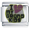 I Love My Grandkids Italian Charm