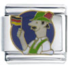 German With Flag Italian Charm