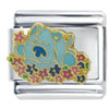 Blues Clues Blue In Flowers Licensed Italian Charm