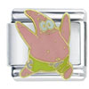 Spongebob Patrick Running Licensed Italian Charm