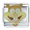 Spongebob Sandy Face Licensed Italian Charm