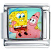 Spongebob And Patrick Photo Licensed Italian Charm