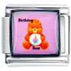 "birthday Bear" Care Bear Licensed Italian Charm