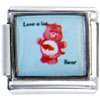 "loves A Lot" Care Bear Licensed Italian Charm
