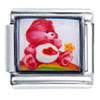 Loves A Lot And Star Care Bear Licensed Italian Charm