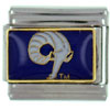 Ncaa College Rhode Island Ram Logo Licensed Italian Charm