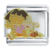 Dora The Explorer And Boots Licensed Italian Charm