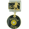 Elvis Dangle Hound Dog Licensed Italian Charm