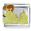 Garfield Odie Sleep Licensed Italian Charm