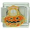Garfield In Pumpkin  Italian  Charm