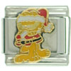 Garfield Santa Christmas Italian Charm
