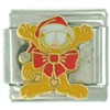 Garfield With Red Bow Christmas  Italian  Charm