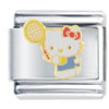 Hello Kitty Tennis Licensed Italian Charm